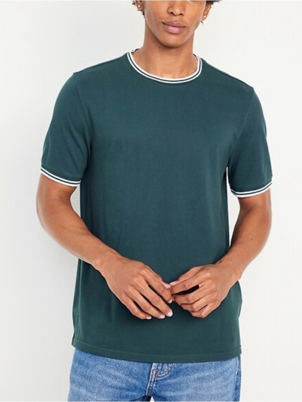 Old Navy Men’s Textured Pique T-Shirt size L